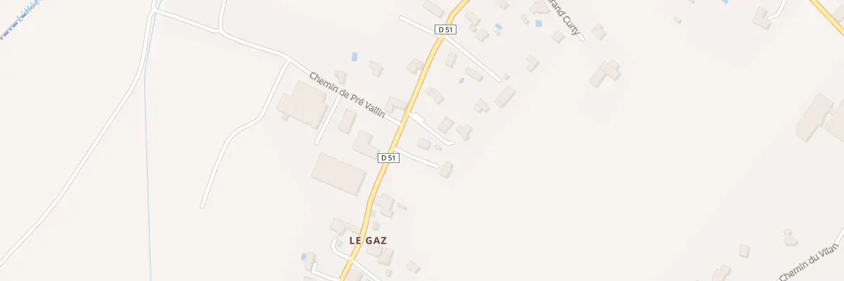 Plan du 45 Rte de Montrevel à Doissin