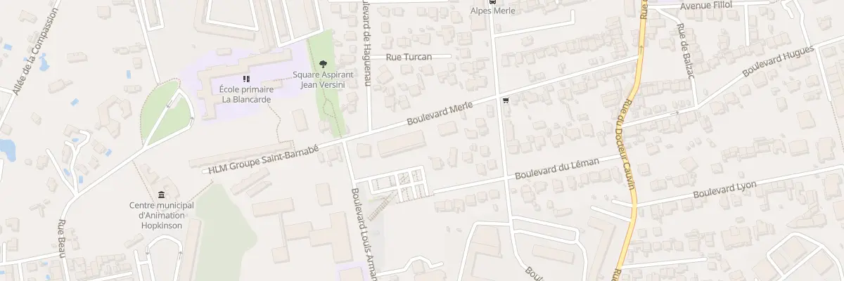 Plan du 25 Bd Merle à Marseille 12e Arrondissement