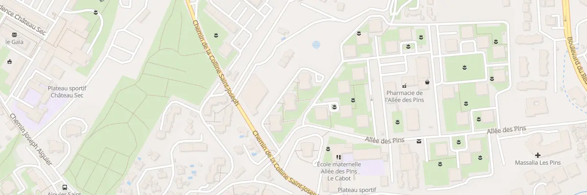 Plan du 9005 Che Colline Saint Joseph à Marseille 9e Arrondissement