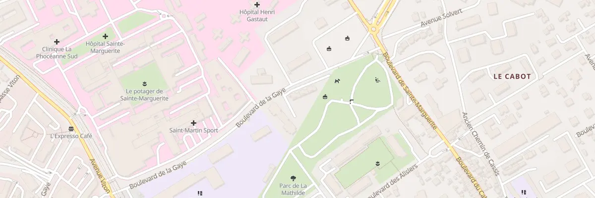 Plan du 9004 Bd du Cabot à Marseille 9e Arrondissement