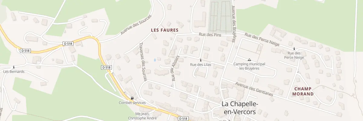 Plan du 80 Rue des Alisiers à La Chapelle-en-Vercors
