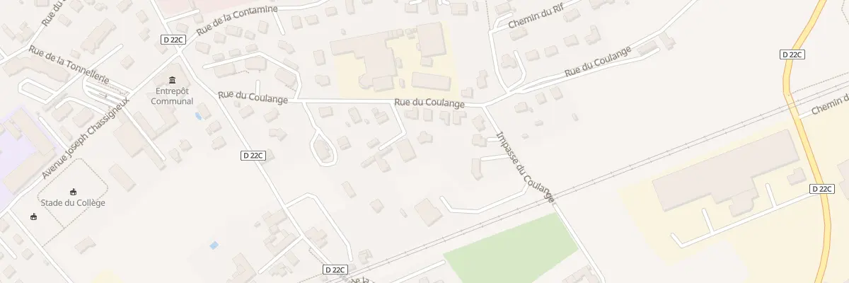 Plan du 218 Rue du Coulange à Vinay