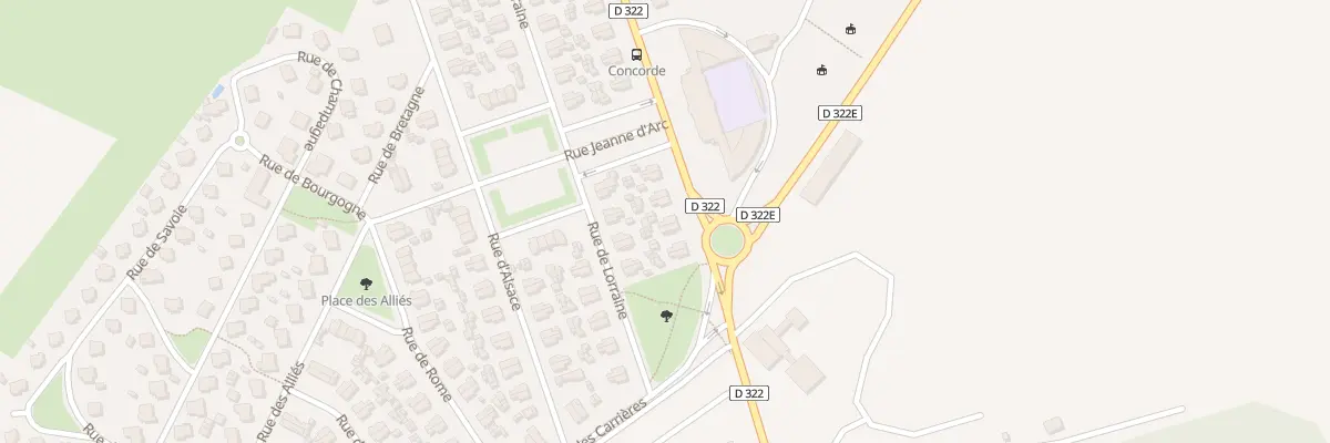 Plan du 56 Rue de Belvoye à Damparis