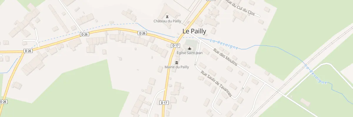 Plan du 3 Rue de la Nouette au Pailly
