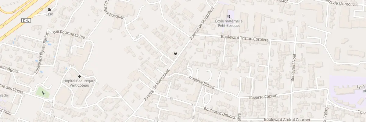 Plan du 254 Av de Montolivet à Marseille 12e Arrondissement