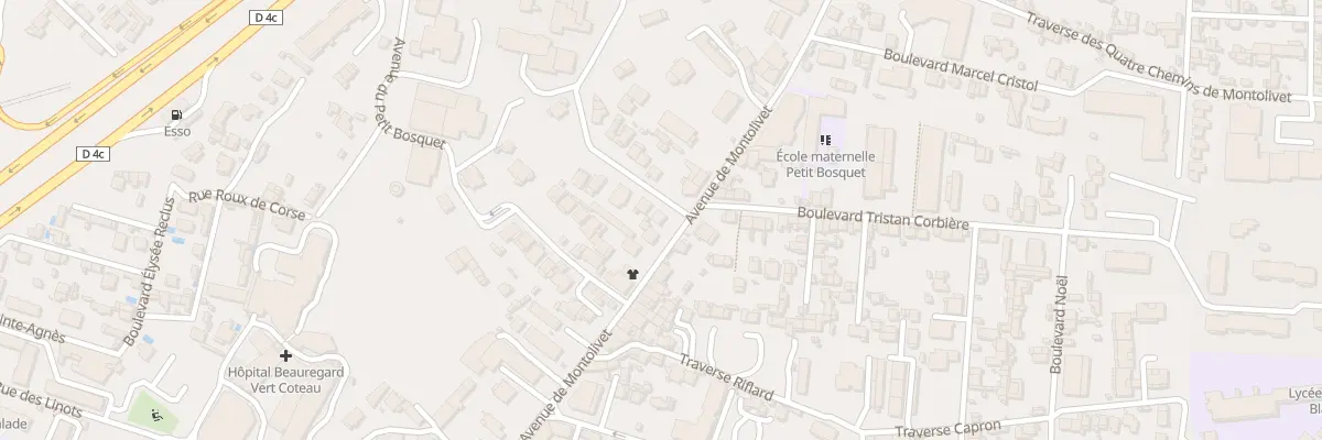 Plan du 1 Av Beau Plan à Marseille 12e Arrondissement