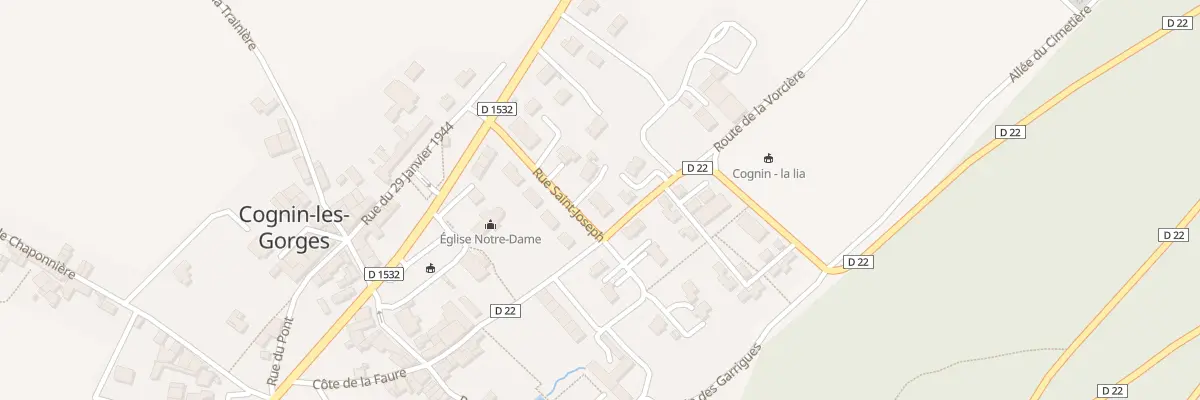 Plan du 103 Rue Saint Joseph à Cognin-les-Gorges