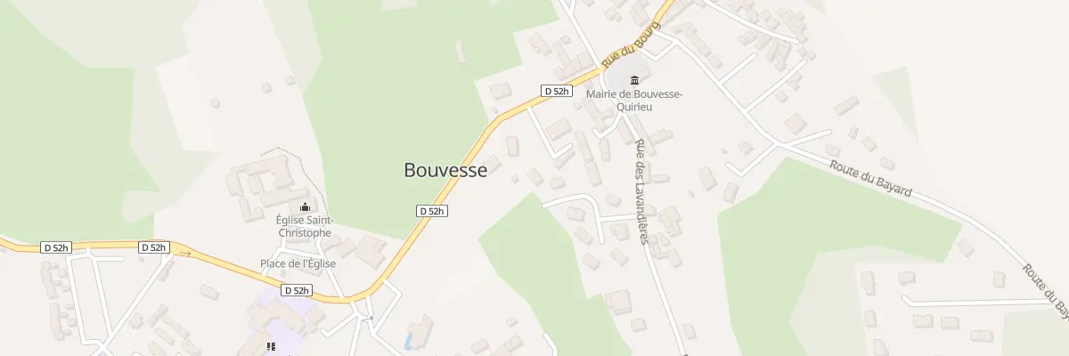 Plan du 855 Rue du Bourg à Bouvesse-Quirieu