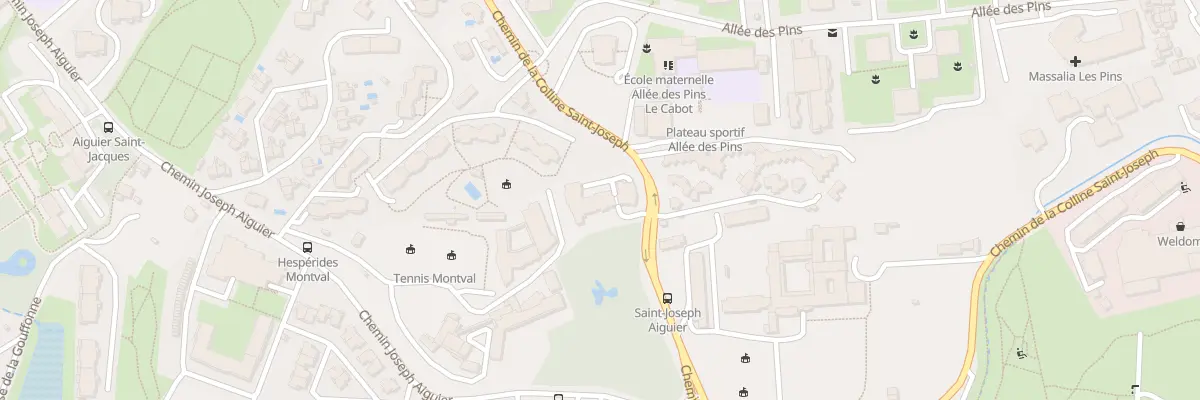 Plan du 92 Che Colline Saint Joseph à Marseille 9e Arrondissement
