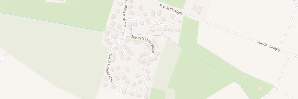 Plan du 36 Rue de la Petite Plaine à Auxonne
