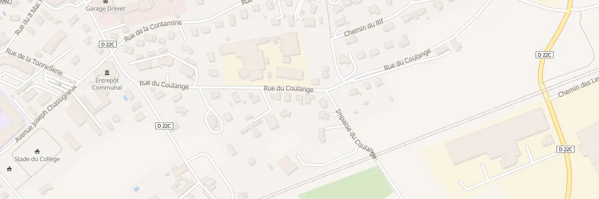 Plan du 286 Rue du Coulange à Vinay
