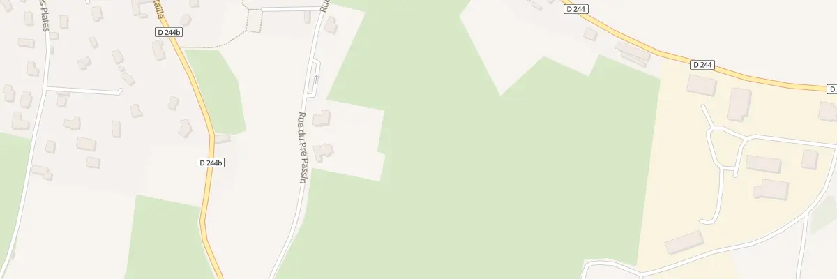 Plan du 583 Rue du Pre Passin à Sermérieu