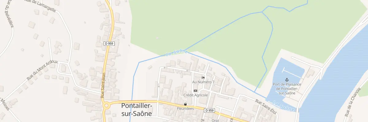 Plan du 18 Rue Saint-maurice à Pontailler-sur-Saône