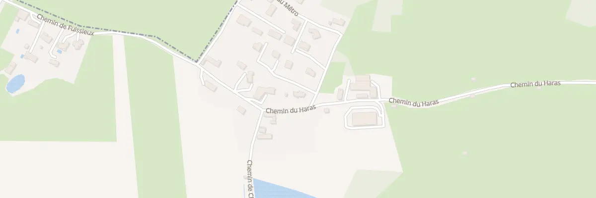 Plan du 284 Che du Metro à Montcarra