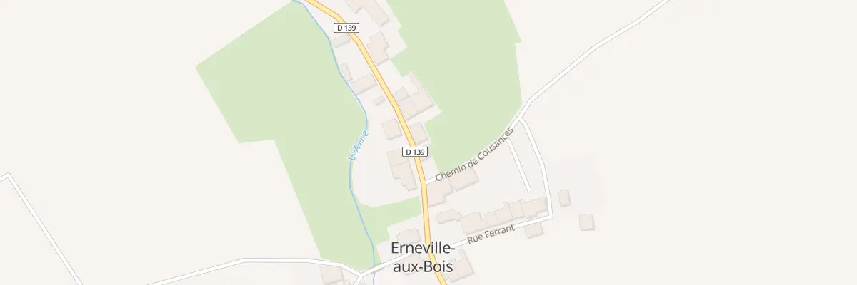 Plan du 2 Rue de la Gare à Erneville-aux-Bois