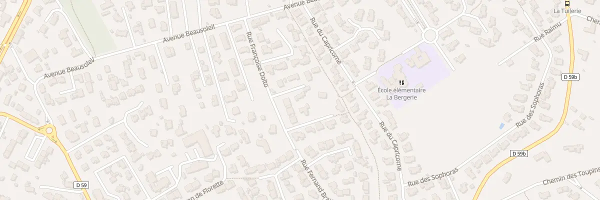 Plan du 9545 Av Beausoleil à Bouc-Bel-Air