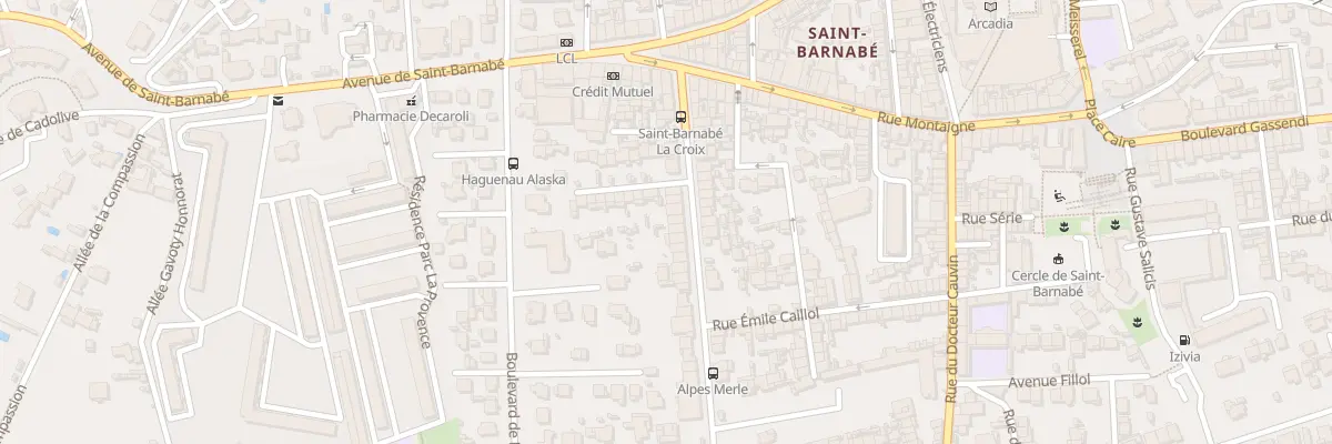 Plan du 20 Bd des Alpes à Marseille 12e Arrondissement