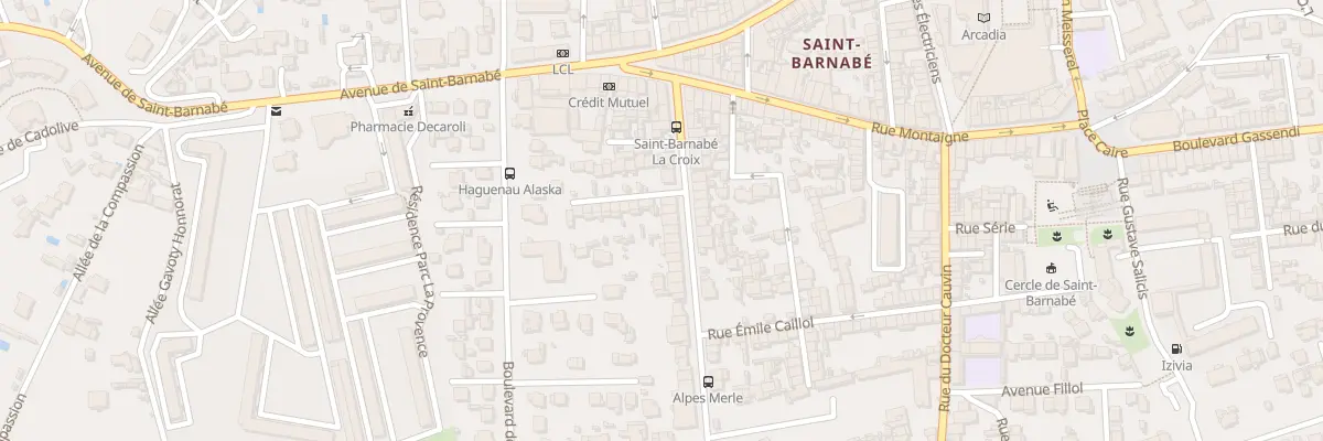 Plan du 18 Bd des Alpes à Marseille 12e Arrondissement