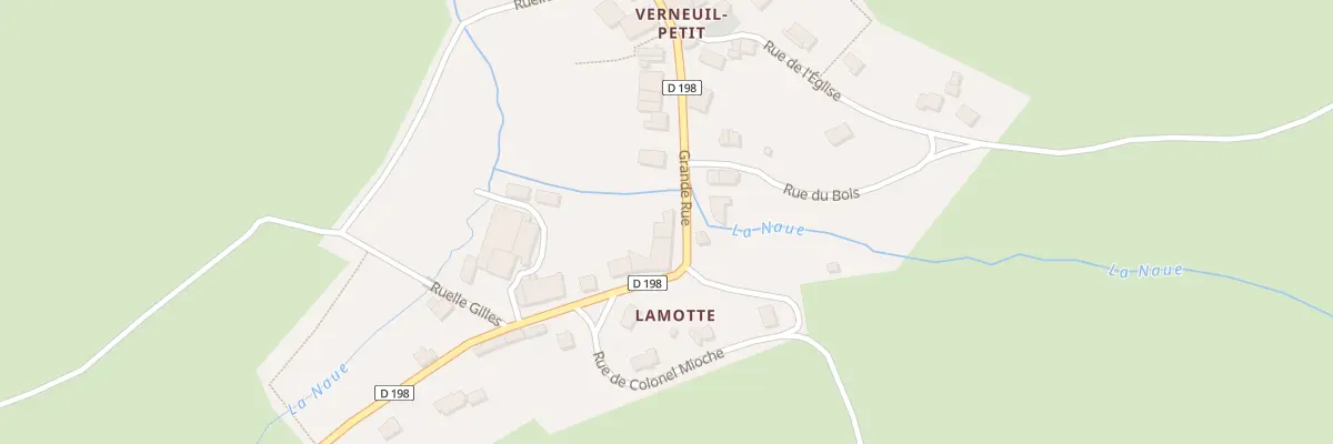 Plan du 11 Gr Grande Rue à Verneuil-Petit