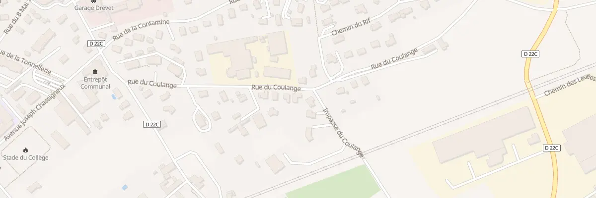 Plan du 292 Rue du Coulange à Vinay
