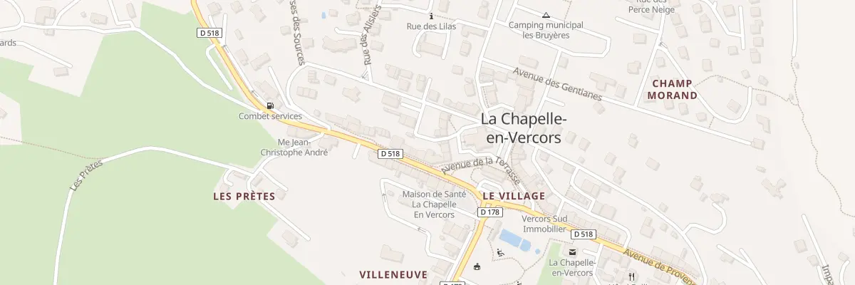 Plan du 5124 Le Village à La Chapelle-en-Vercors