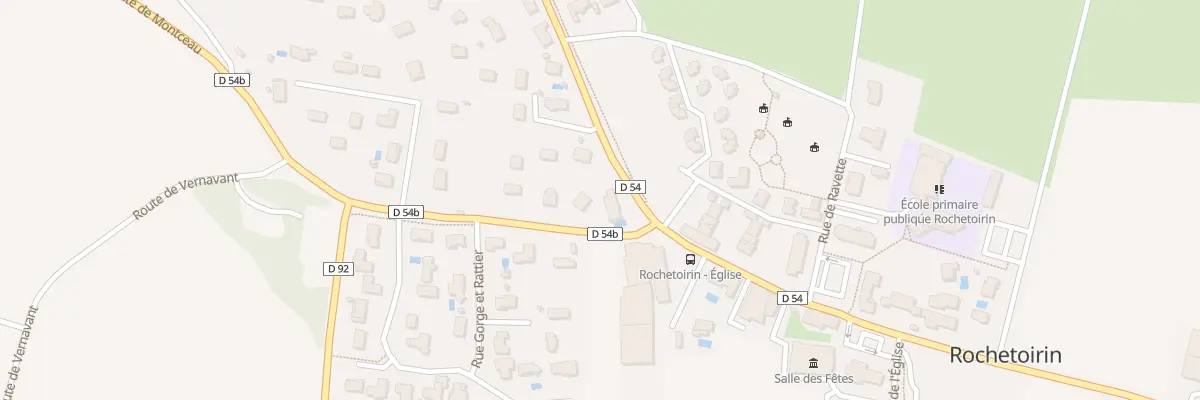 Plan du 4 Rte de Montceau à Rochetoirin