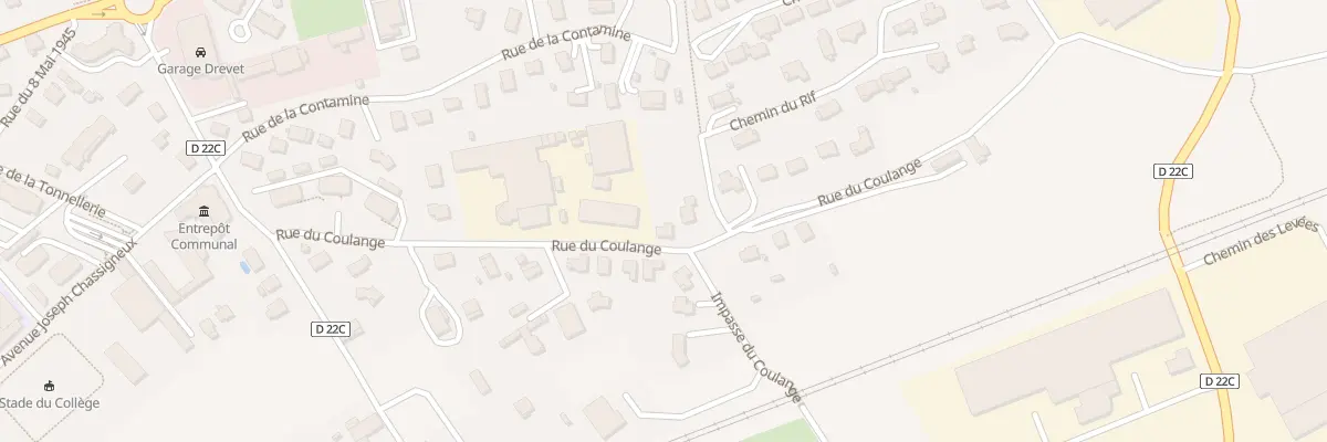 Plan du 313 Rue du Coulange à Vinay