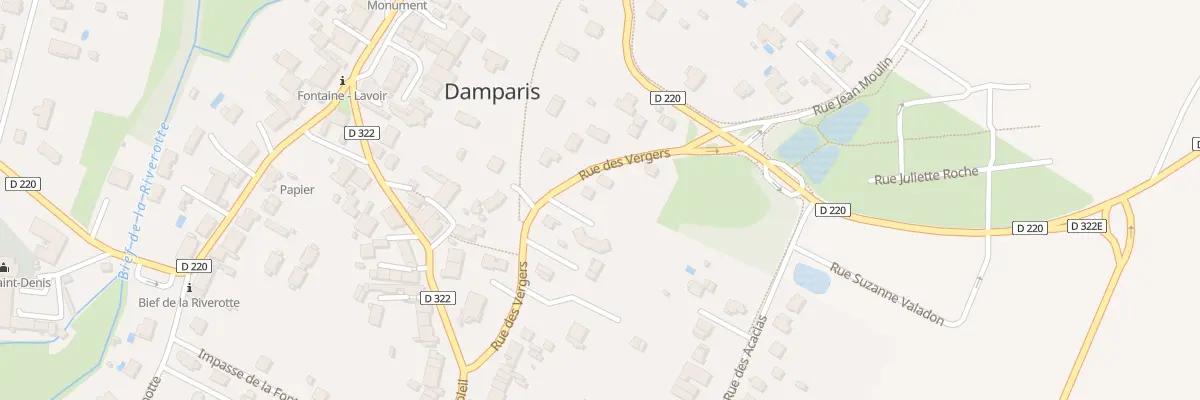 Plan du 24 Rue des Vergers à Damparis