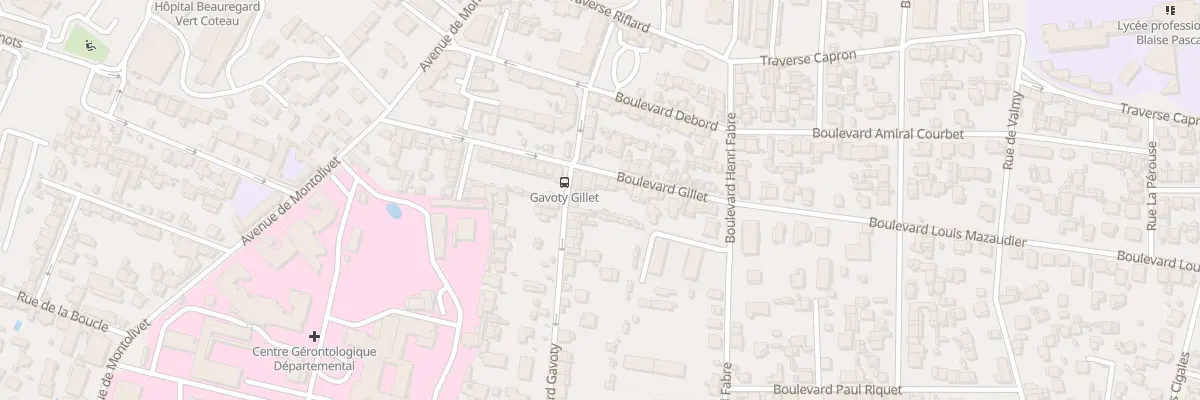 Plan du 34 Bd Gillet à Marseille 12e Arrondissement