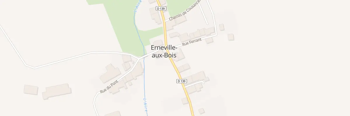 Plan du 1 Rte de Domremy à Erneville-aux-Bois