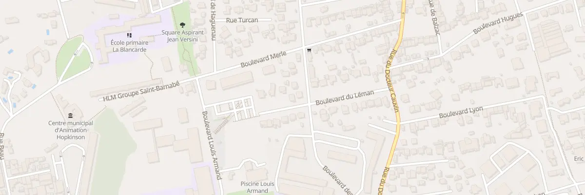 Plan du 20 Bd du Leman à Marseille 12e Arrondissement