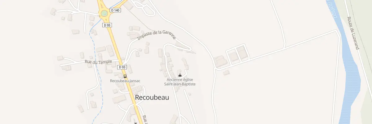 Plan du 5044 Recoubeau à Recoubeau-Jansac