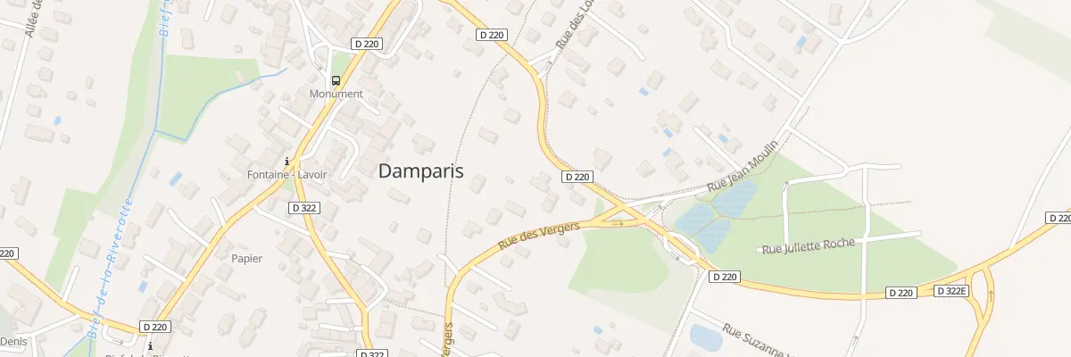 Plan du 38 Rte de Dole à Damparis
