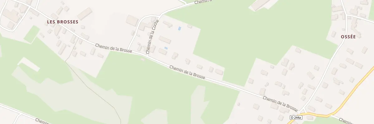 Plan du 332 Che de la Brosse à Sermérieu