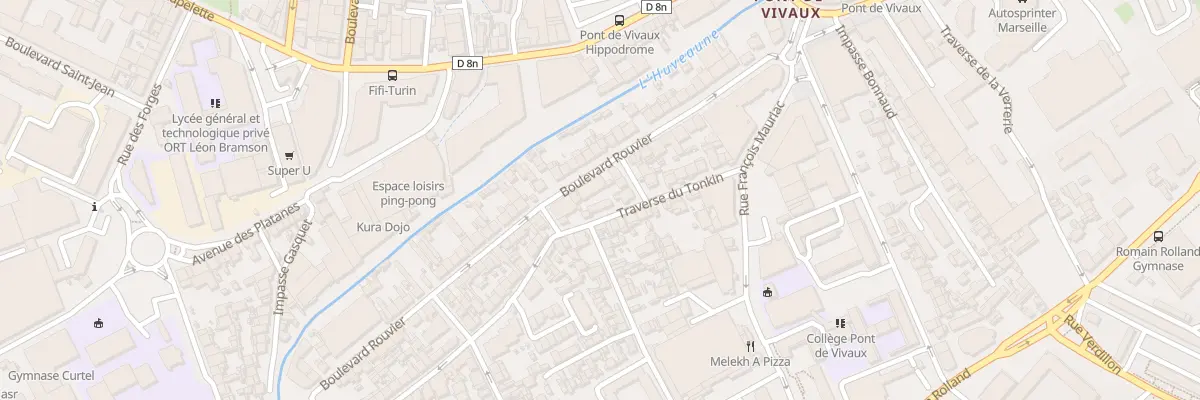 Plan du 39 Bd Rouvier à Marseille 10e Arrondissement