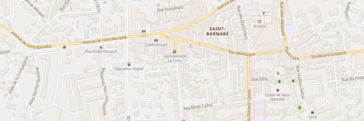 Plan du 7 Bd des Alpes à Marseille 12e Arrondissement