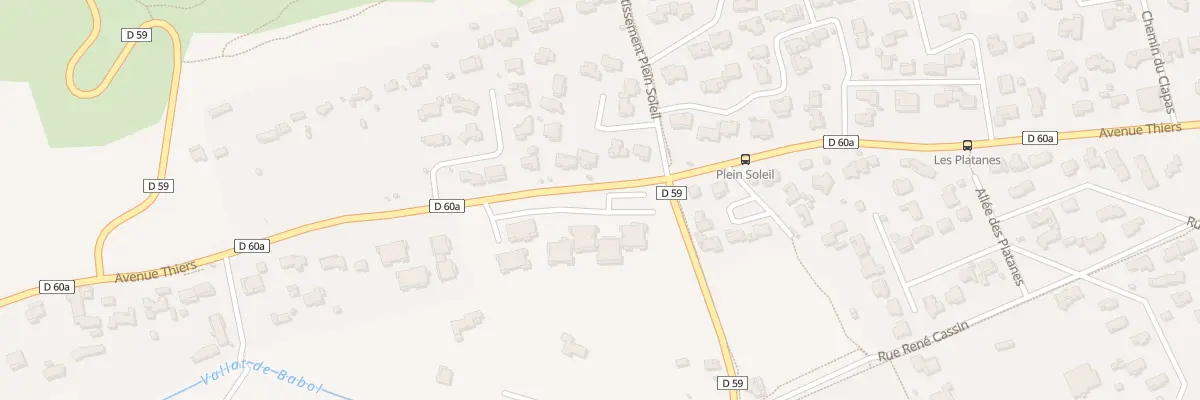 Plan du 1480 Av Thiers à Bouc-Bel-Air