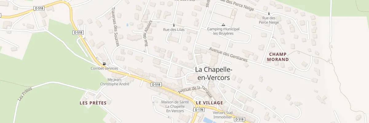 Plan du 30 Av des Acacias à La Chapelle-en-Vercors