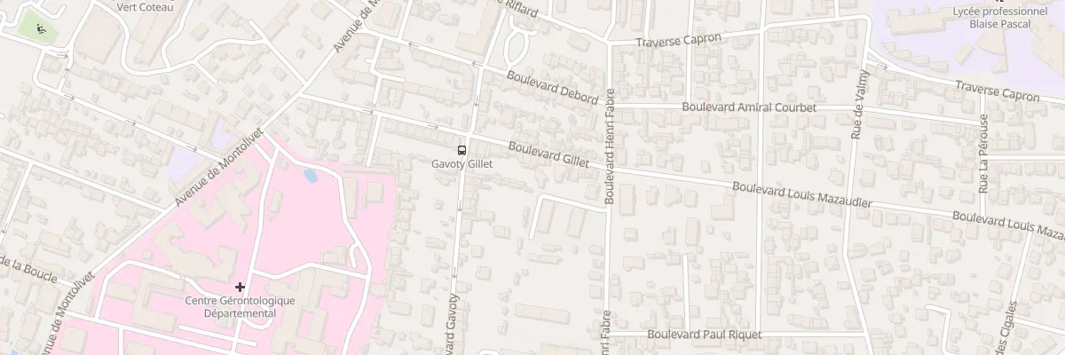 Plan du 46 Bd Gillet à Marseille 12e Arrondissement