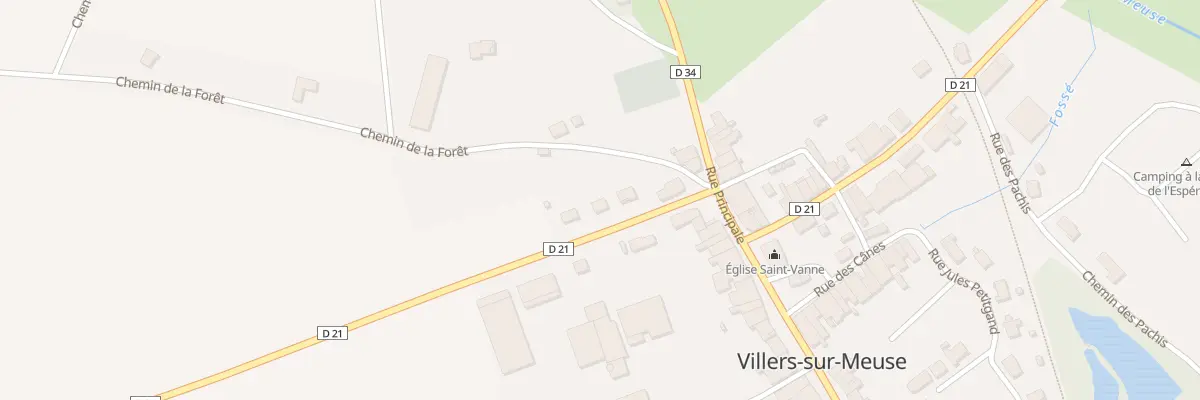 Plan du 2T Rue de la Vierge à Villers-sur-Meuse