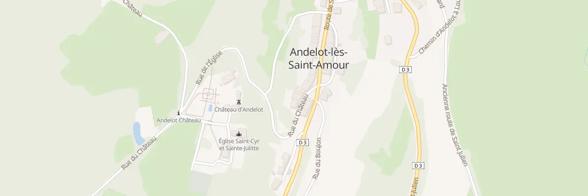 Plan du 29 Rue du Château à Andelot-Morval