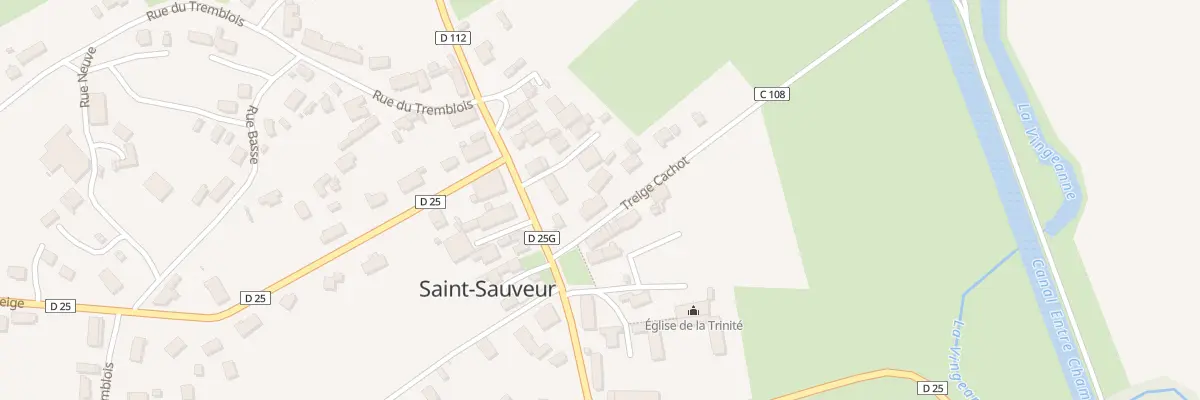 Plan du 2 Rue Boucaud à Saint-Sauveur