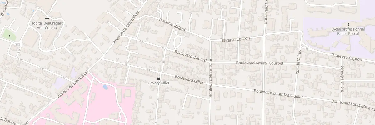 Plan du 40 Bd Debord à Marseille 12e Arrondissement