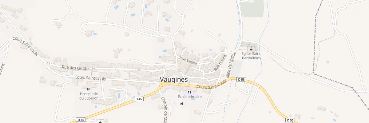 Plan du 5054 Rue Vieille à Vaugines