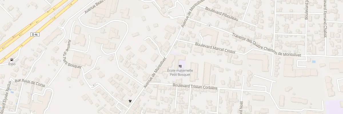 Plan du 282 Av de Montolivet à Marseille 12e Arrondissement