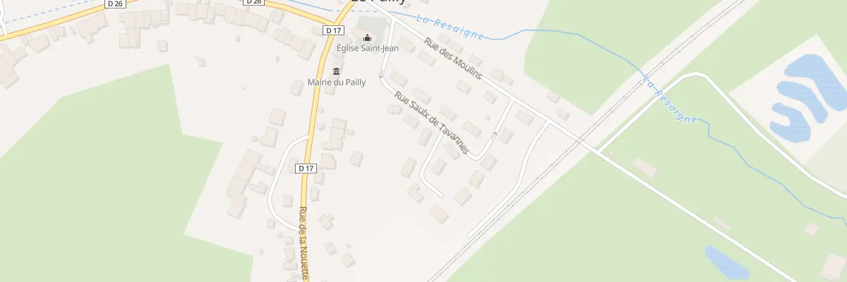 Plan du 6 Rue Saulx de Tavannes au Pailly