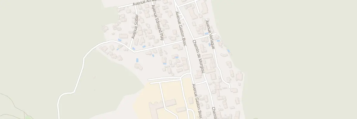 Plan du 8B Av Gaston Bosc à Marseille 9e Arrondissement