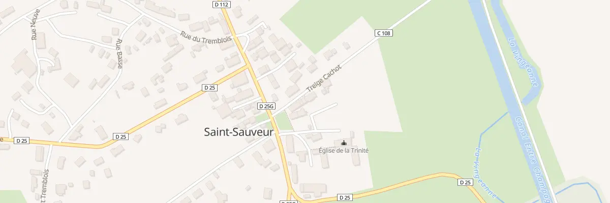 Plan du 9005 Rue Boucaud à Saint-Sauveur