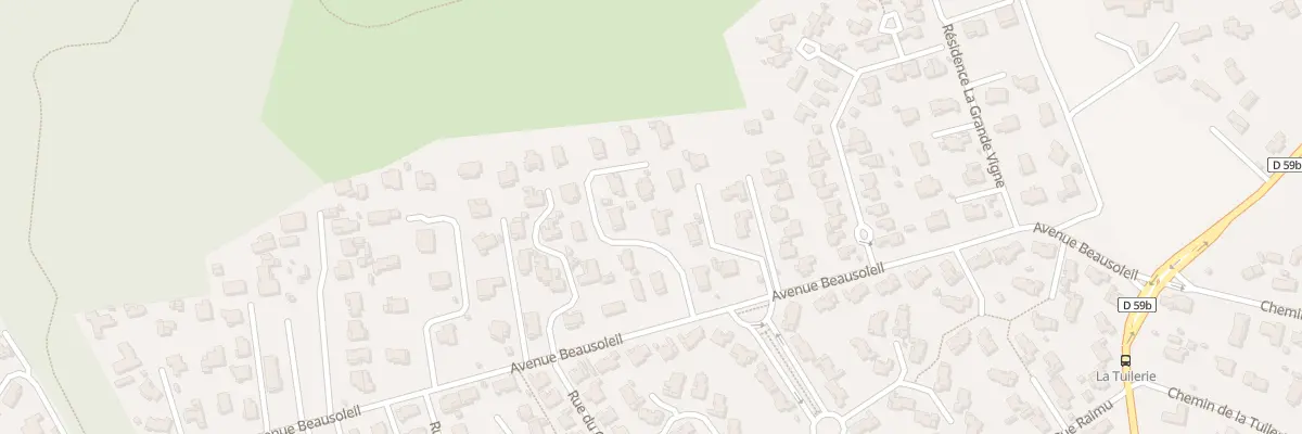 Plan du 9001 Res les Hauts de Beausoleil à Bouc-Bel-Air
