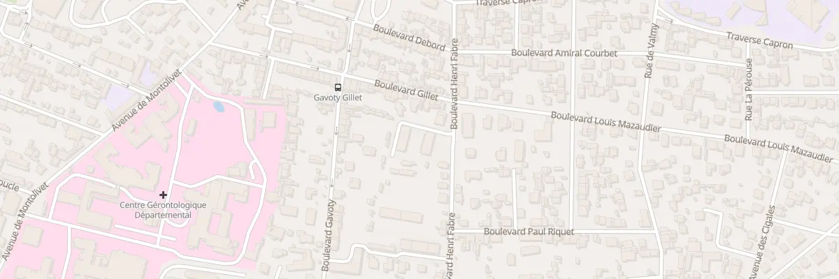 Plan du 91 Bd Henri Fabre à Marseille 12e Arrondissement